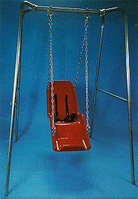 Here a Swing  children with disabilities can roll to use and enjoy